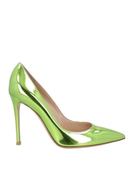 Женские туфли Gianvito Rossi на шпильке, светло-зеленые