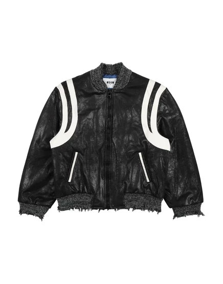Детская куртка MSGM Junior, черная