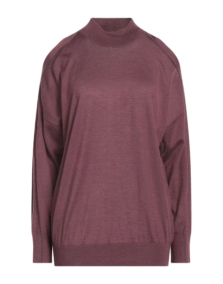 Водолазка Brunello Cucinelli PAPERMAG из кашемира, сливовая