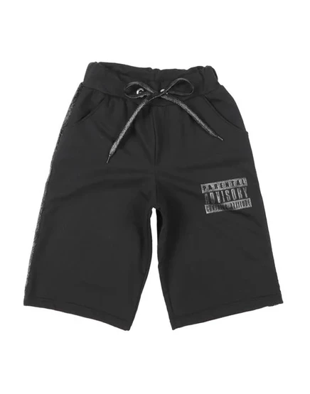 PARENTAL ADVISORY EXPLICIT CONTENT Шорты и бермуды чёрный