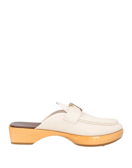 Женские сабо Tod's Hamish, кожаные, бежевые