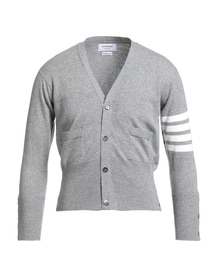 Мужский кардиган Thom Browne, светло-серый