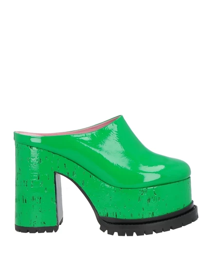 HAUS OF HONEY Mules & Clogs зелёный