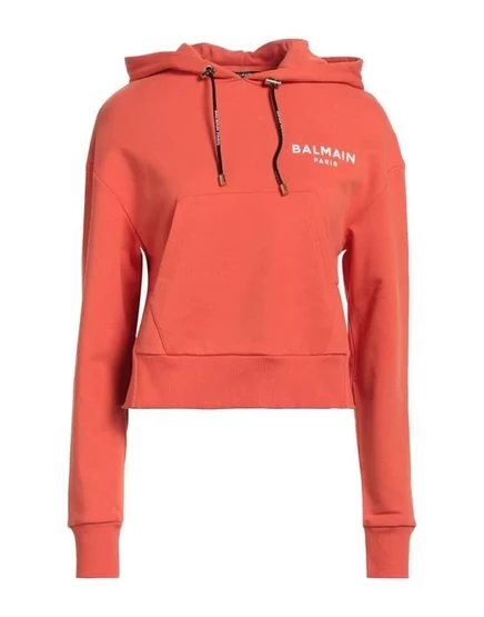 Женское худи Balmain, оранжевое