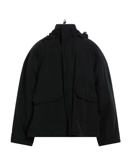 Мужская куртка Balenciaga JADR техническая с капюшоном, чёрная
