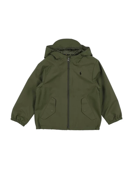 Мужская куртка Polo Ralph Lauren с капюшоном, зелёная милитари