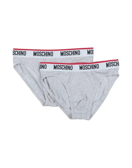 Мужские трусы Moschino Papermag, светло-серые