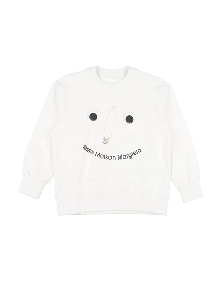 Унисекс-свитшот MM6 Maison Margiela Junior, белый