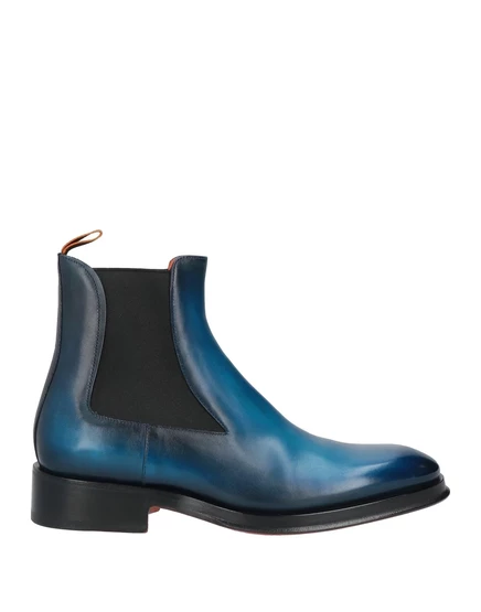 Мужские ботильоны Santoni JADR, темно-синие