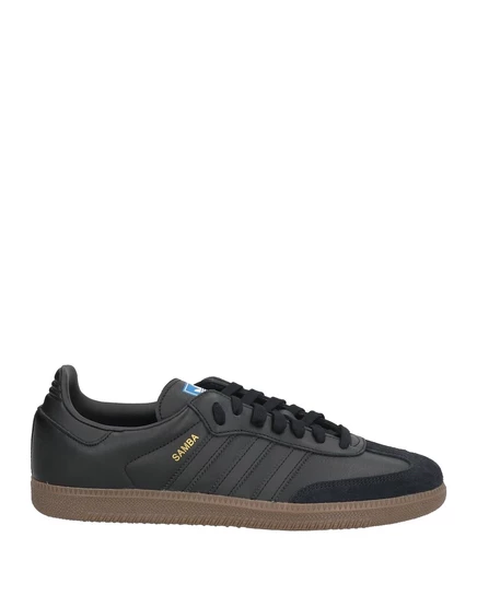 Мужские кеды adidas Originals Samba OG кожаные, черные