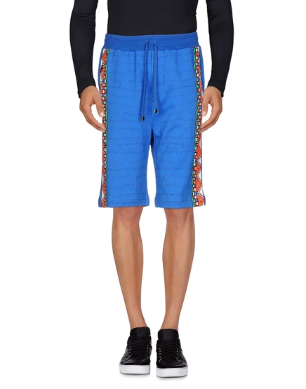 Мужские шорты Dolce & Gabbana Yoba из хлопка, ярко-синие