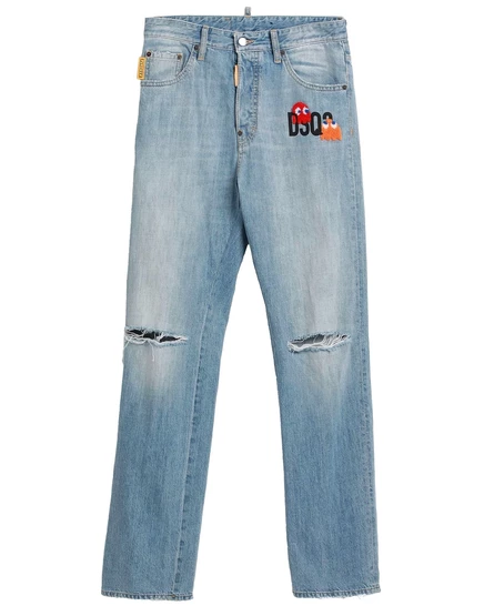 Мужские джинсы DSquared2 Wonderwoman, синие