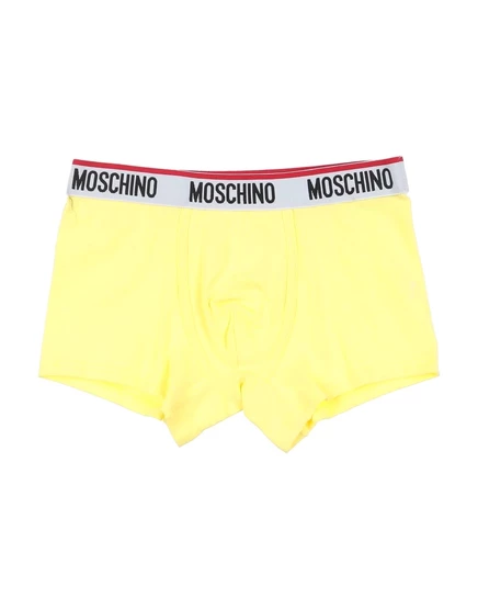 Мужские боксеры Moschino, пастельно-желтые