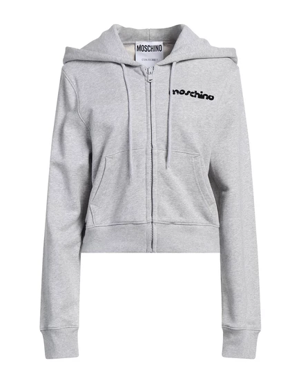 Женская толстовка Moschino Hamish на молнии, светло-серая