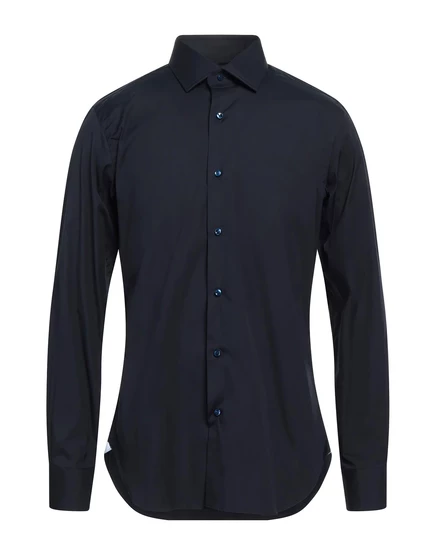 Мужская рубашка Barba Napoli Shirts, темно-синяя