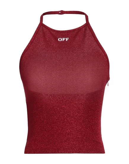 Женский укороченный топ Off-White Lorenz_SP, красный