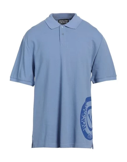 Поло Versace Jeans Couture, голубое