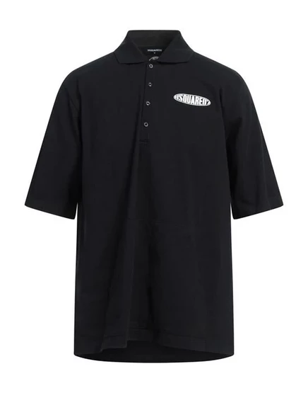 DSQUARED2 Поло чёрный