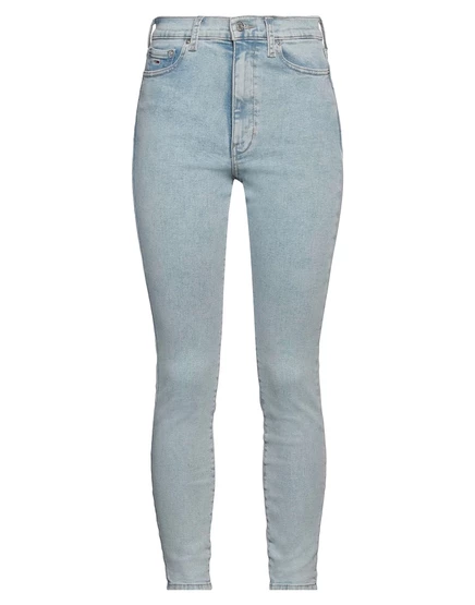 Женские джинсы Tommy Jeans Wonderwoman узкие, синие