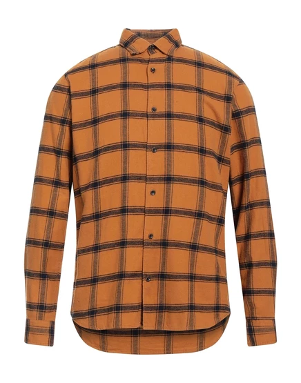 Мужская фланелевая рубашка Jack & Jones, бежевая