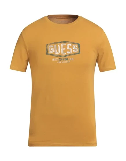 GUESS Футболка охра