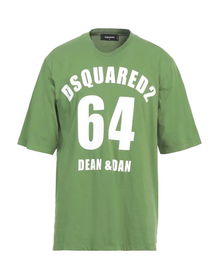 Мужская футболка Dsquared2, зеленая