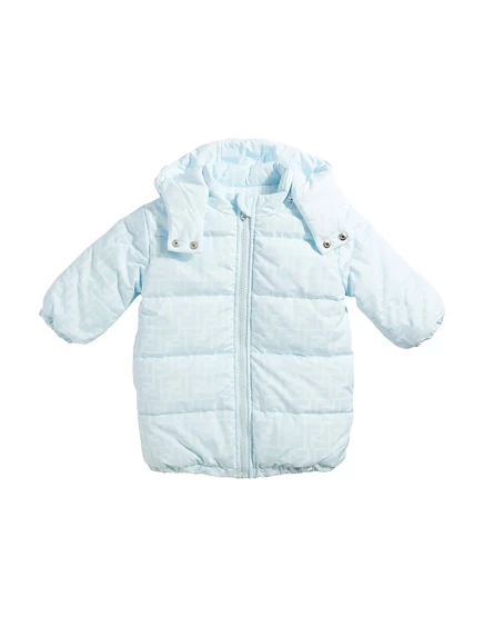 Мужской пуховик Fendi Promotion Baby, небесно-голубой