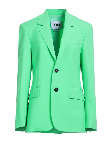 Женский блейзер MSGM PAPERMAG, зеленый