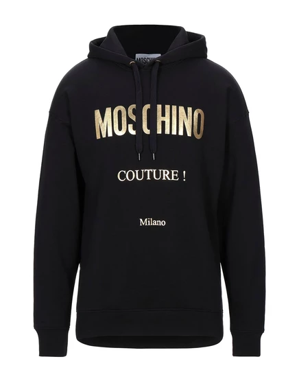 Мужское худи Moschino MFG, чёрное