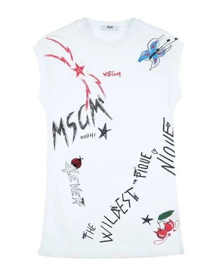 MSGM Детское платье белый