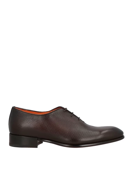 Мужские оксфорды Santoni Lorenz_SP, темно-коричневые