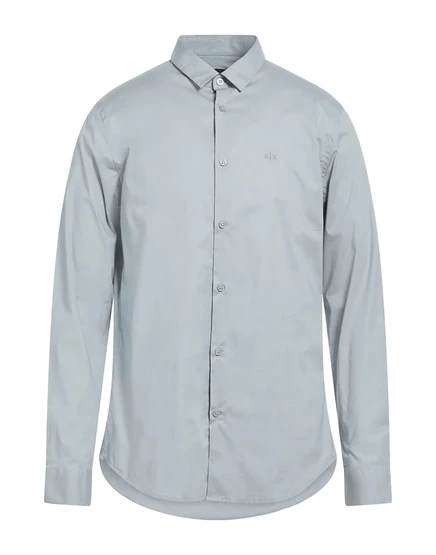 Мужская рубашка Armani Exchange Ibizen, серая