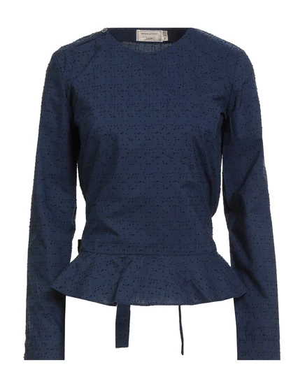 Женский топ Maison Kitsuné Wonderwoman, темно-синий