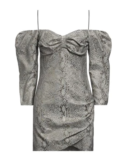 Женское короткое платье Just Cavalli, золотистое