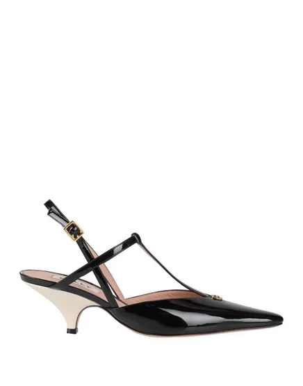 Женские туфли Bally с ремешком, чёрные