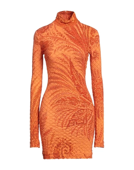 ETRO Короткое платье оранжевый