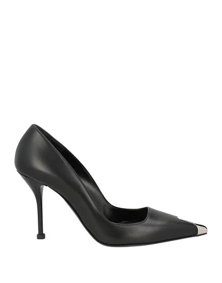 Женские туфли McQueen JADR, кожаные, черные