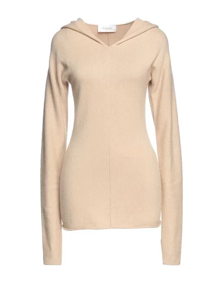 Женский свитер Sportmax с капюшоном, бежевый