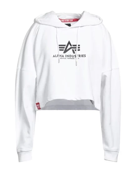 Женская толстовка Alpha Industries, белая