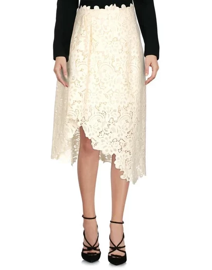 ERMANNO SCERVINO Юбка миди слоновая кость