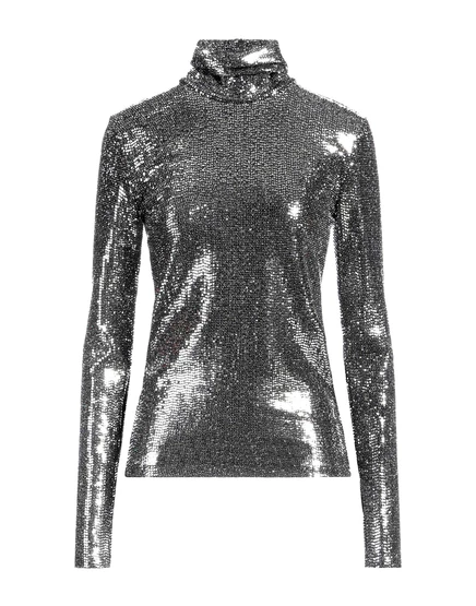 Женский топ Isabel Marant Lorenz_SP с пайетками, чёрный