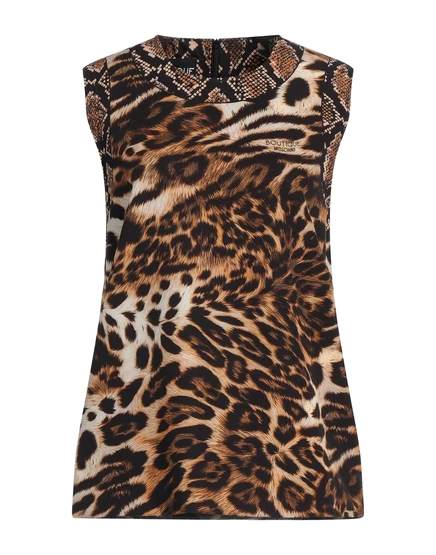 Женский топ Boutique Moschino WONDERWOMAN, коричневый
