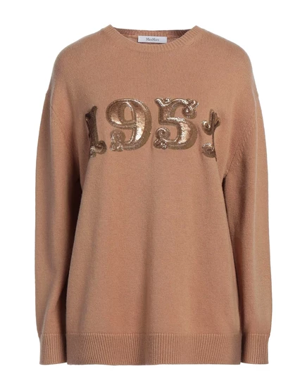 Женский свитер Max Mara с пайетками, верблюжий