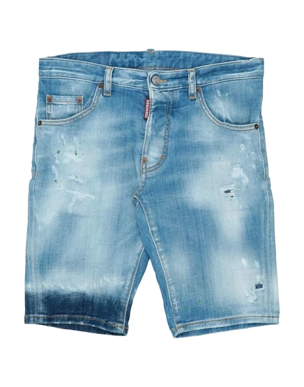 Джинсовые шорты для мальчиков DSquared2, синие
