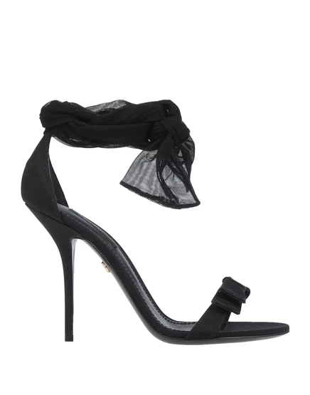 Женские сандалии Dolce & Gabbana Lorenz_SP, черные