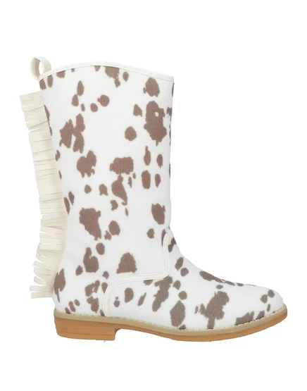Женские сапоги Stella McCartney Kids JUNIOR велюр, белые