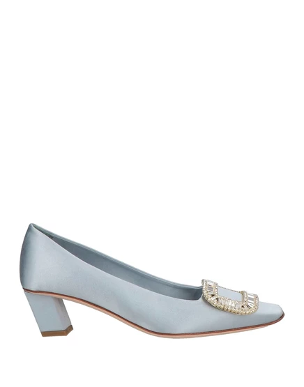 Женские туфли Roger Vivier Ibizen, небесно-голубые