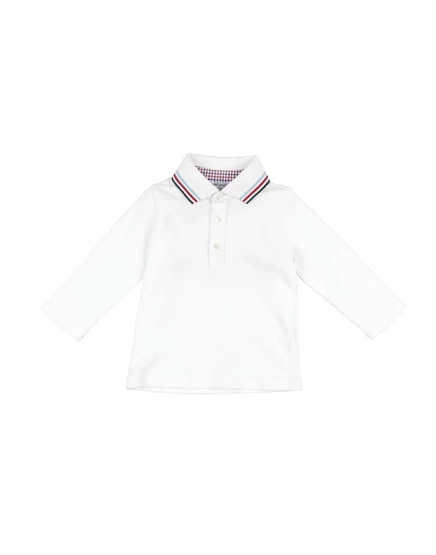 Мужское поло SIMONETTA TINY promotion_baby, белое