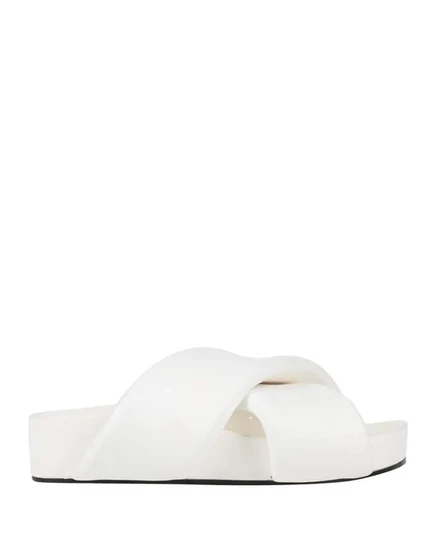 Женские кожаные сандалии Jil Sander, белые
