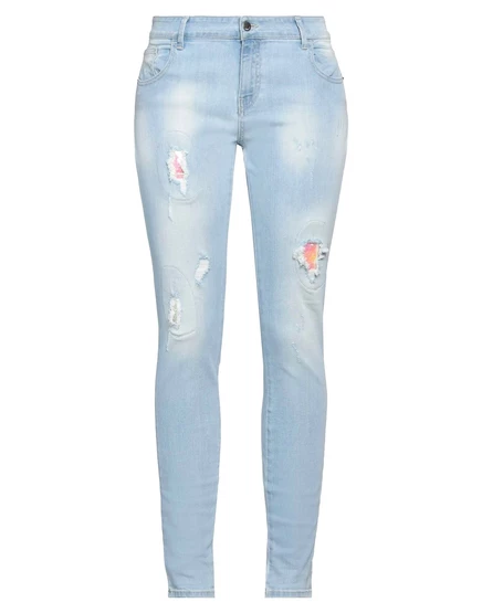 Женские джинсы Met Jeans PAPERMAG, зауженные, синие